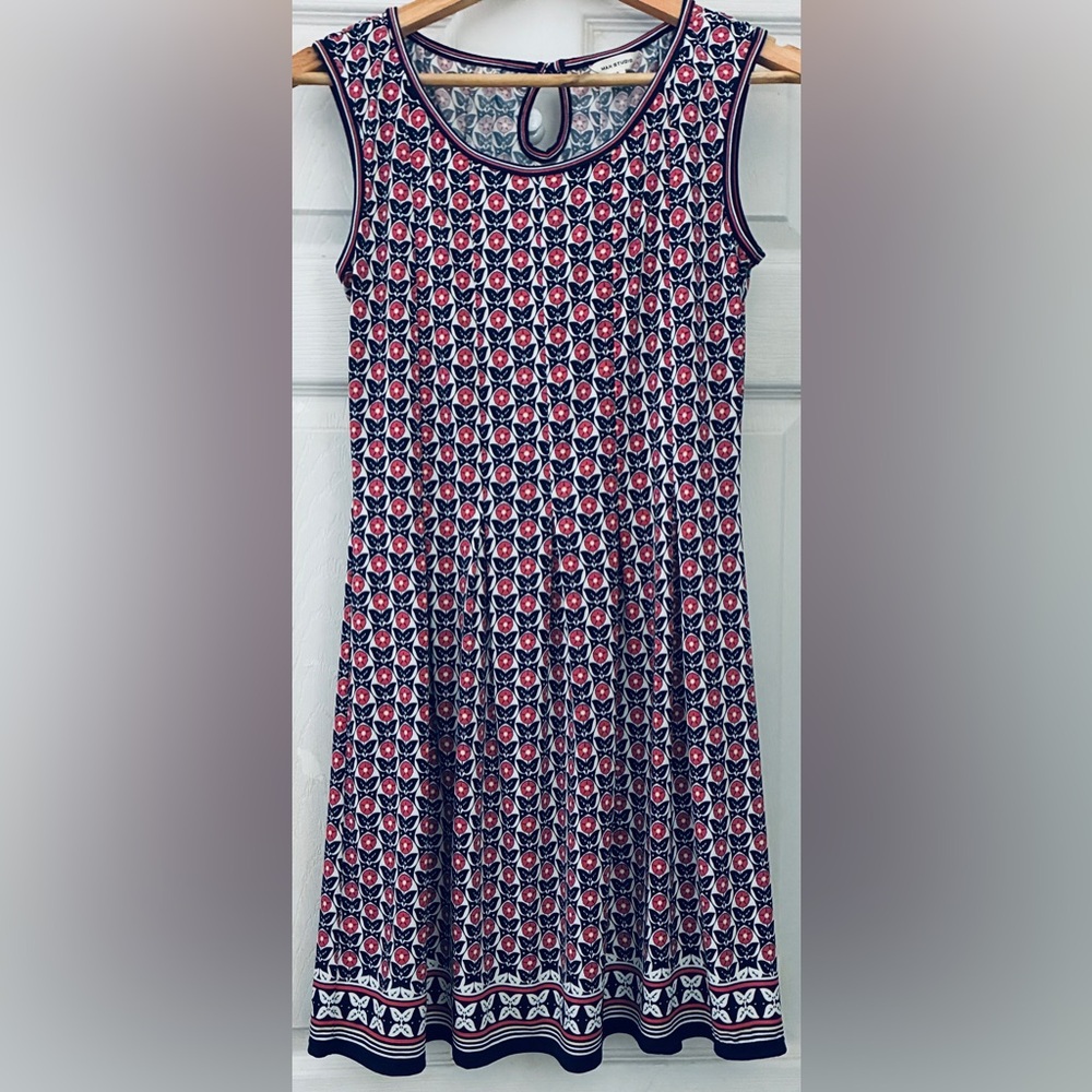 Max Studio Red and Black Patterned Mini Dress - image 3